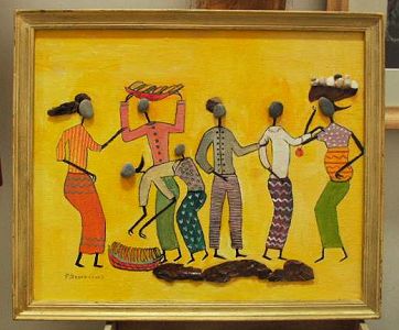  " cailloux" Francine Brandicourt peintures