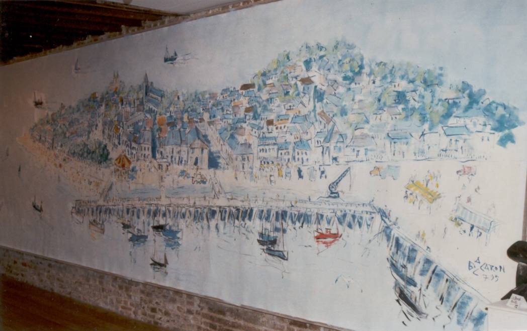 ABC CARON LE CROTOY Acrylique 1995 peinture sculpture Saint Valery Baie de Somme art peintures sculptures